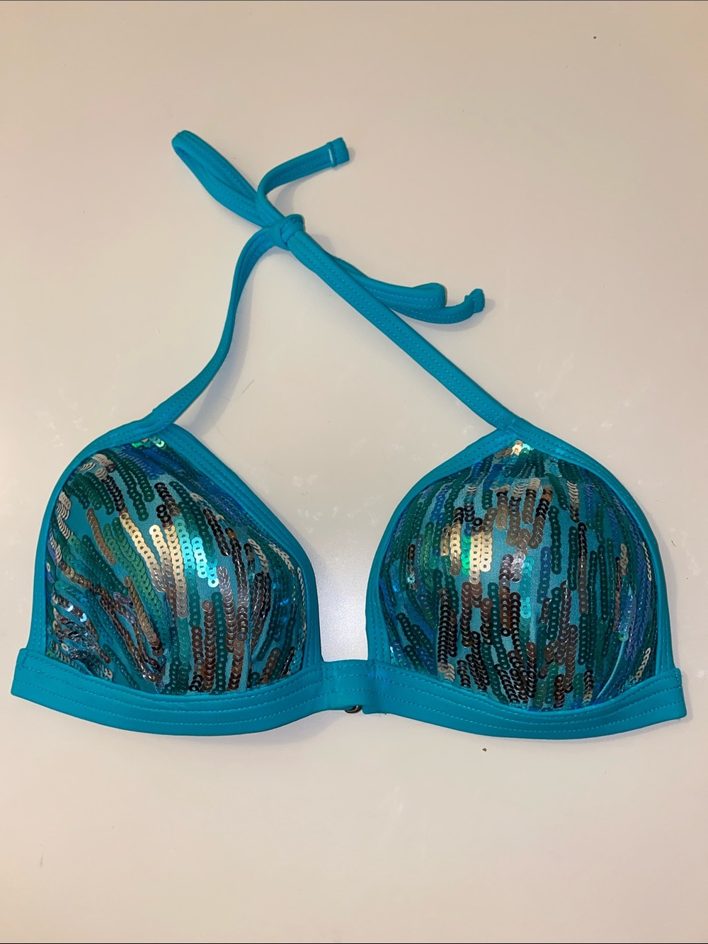 Venus Sequin Bikini Top